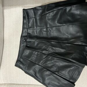 Black Leather Skirt
